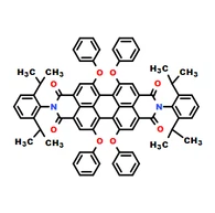 CAS: 123174-58-3|N,N''-Bis(2,6-diisopropylphenyl)-1,6,7,12-tetraphenoxy-3,4,9,10-perylenetetracarboxylicDiimide ROT 300